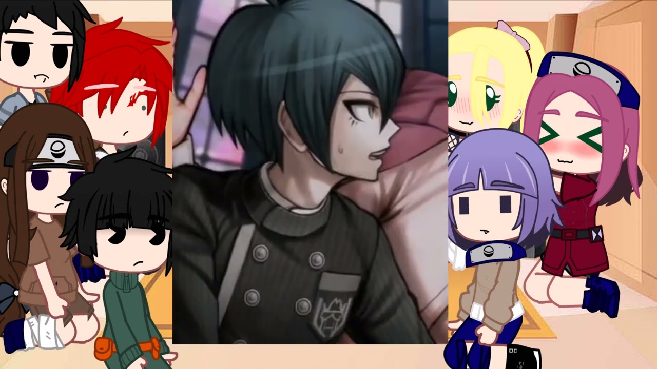 Los amigos de naruto reacionan al  futuro // (kokichi auma)(shuichi saihara)//(shuichi x kokichi)