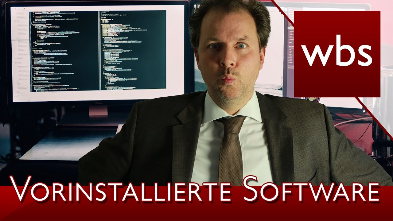 Darf Software auf Rechnern vorinstalliert sein? | Kanzlei WBS