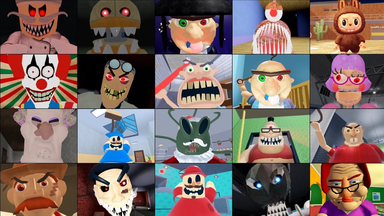 THE PETSHOP, DENTIST, PİZZA'S, GRANDPA, STINKY'S, BOOBY'S, CARNIVAL, GRANDMA ROBLOX JUMPSCARE'S 