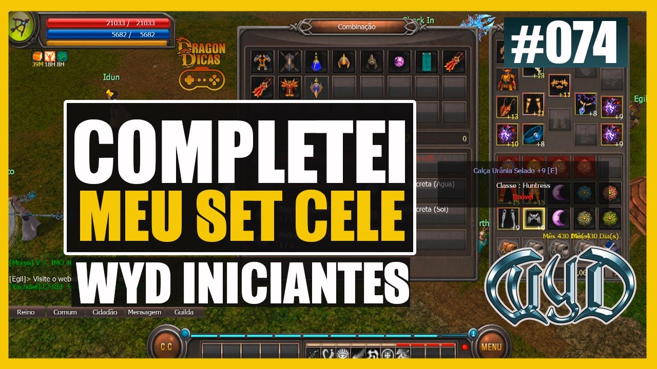 Completando meu SET CELESTIAL | WYD INICIANTES 074