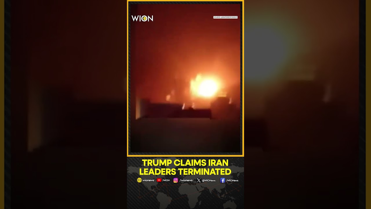 Trump Says Massive Tehran Strike &lsquo;Terminated&rsquo; Iran Military Leaders | WION SHORTS