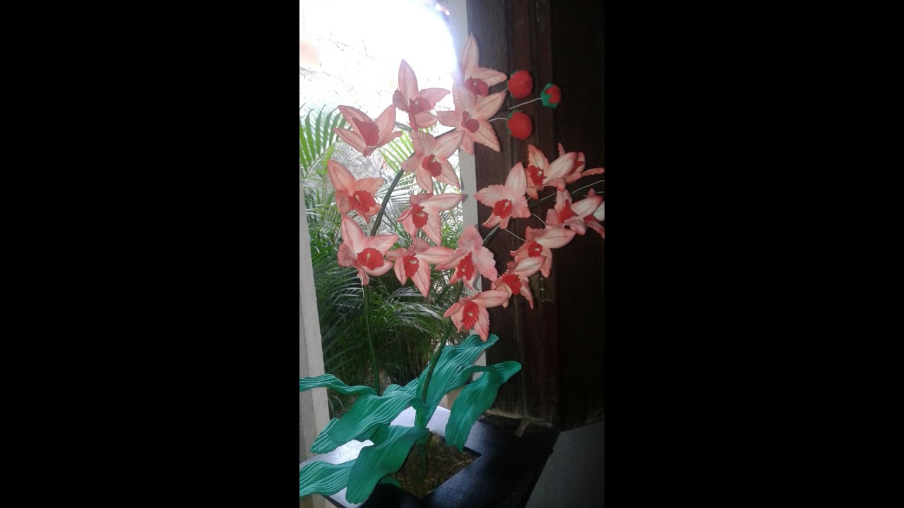 Curso de flores em EVA: Orquídeas.