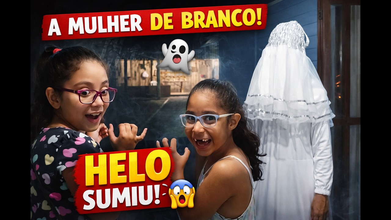 Helo e Nena vs a Mulher de Branco 😱👻
