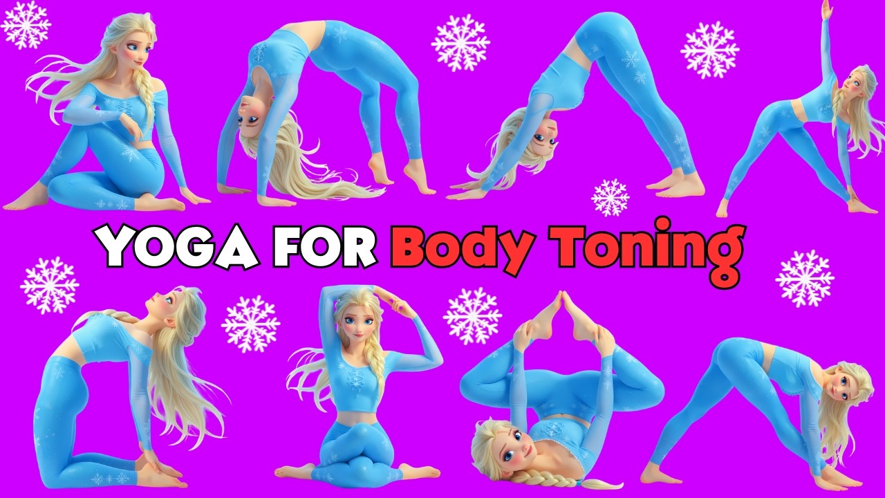 Yoga for Body Toning | Yoga with Elsa | Yoga for Flexibility | Yoga for Kids Little Yoga Flow #yoga