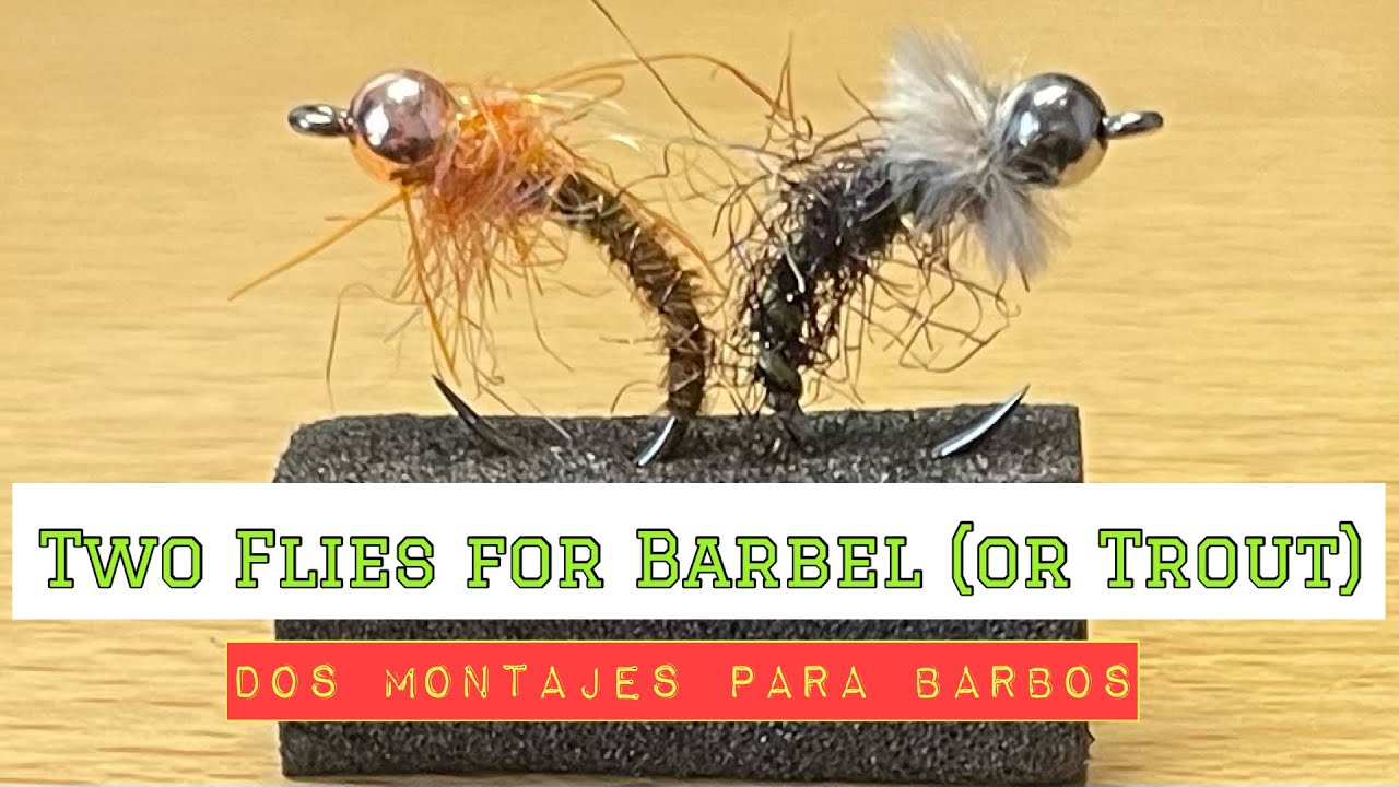 Fly tying - Two Flies for Barbel (or Trout)