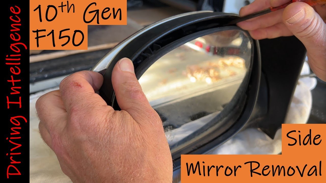 How To Remove Side View Mirror & Side View Mirror Cap 10th Gen '97-'04  F150, Expedition, Navigator