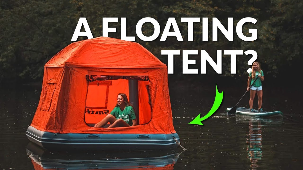 Incredible Floating Tent Lets You Sleep On a Lake or River