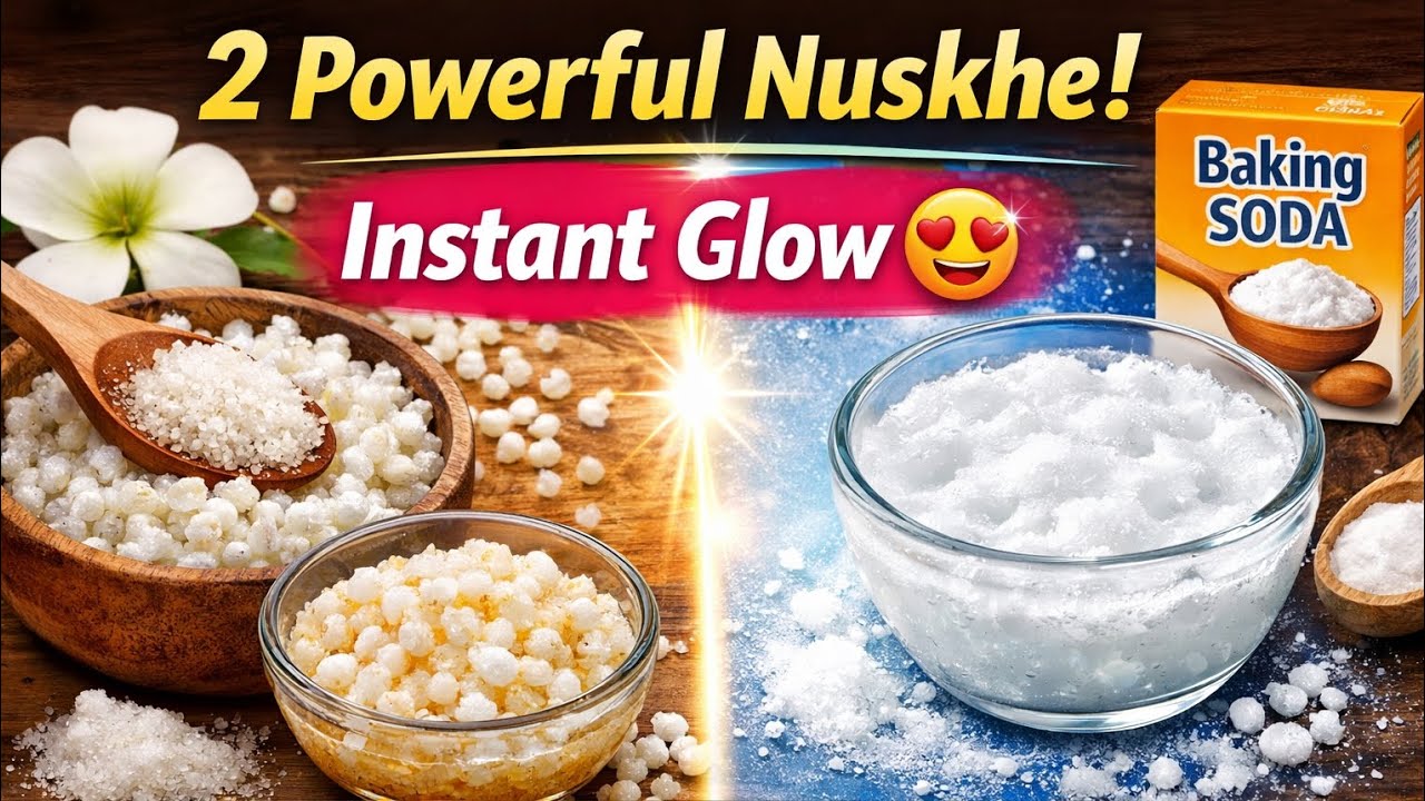 “Ramzan Skin Challenge 🌙 Sabudana Scrub + Bleach se Eid Tak Bedaag Glow!”