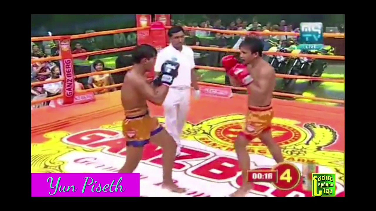 Samkhan paochen vs Nak Sokha, Khmer Boxing My TV 14 July 2017, Kun Khmer vs Muay Thai,