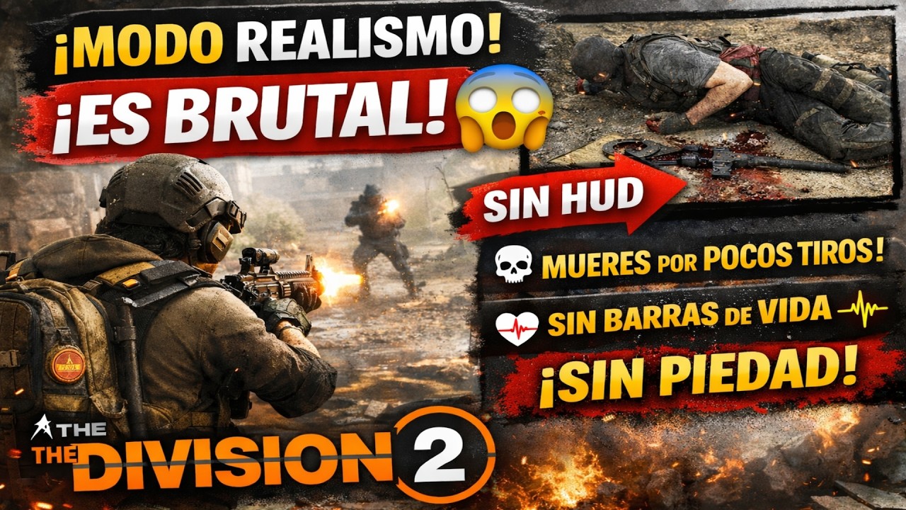 ¡EL MODO REALISMO CAMBIA TODO! 😱 Probé el nuevo modo de THE DIVISION 2 y es BRUTAL