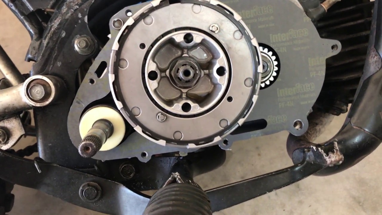 PW80 clutch replacement