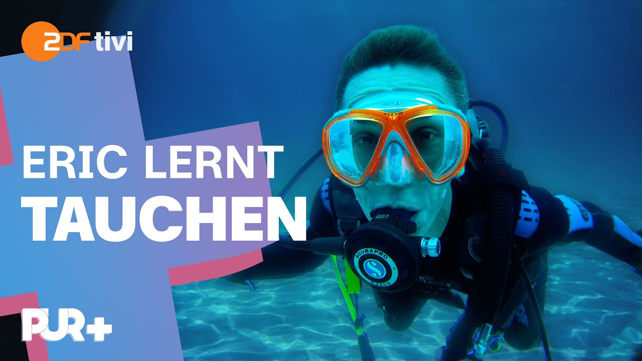 Notaufstieg, Druckausgleich & Tauchersprache: Das muss Eric für seinen Tauchschein abliefern! | PUR+