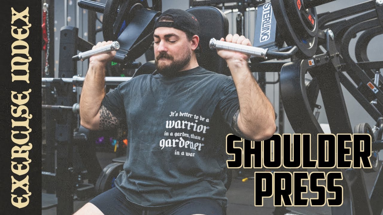 Tutorial SHOULDER PRESS 🏋🏻‍♂️: Tecnica ed Esecuzione ✅️ (+Errori da evitare ❌️)