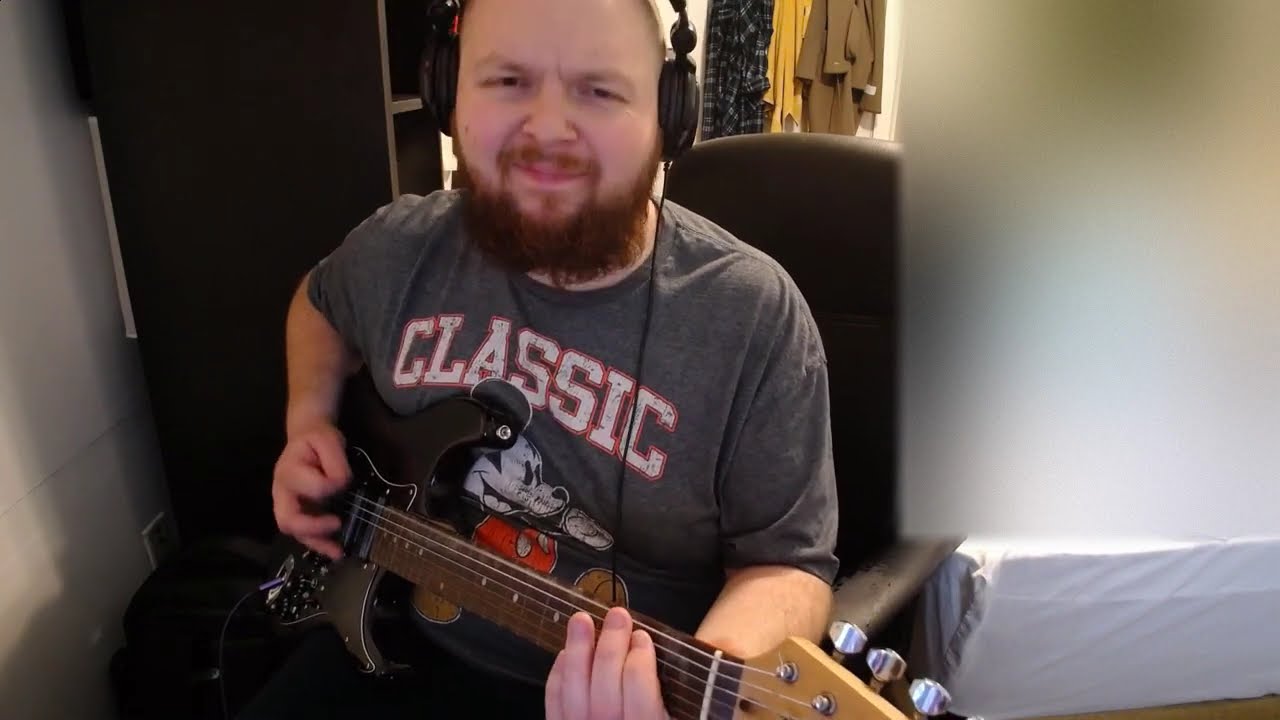 Sliding Pinch Harmonics On Fretless Guitar
