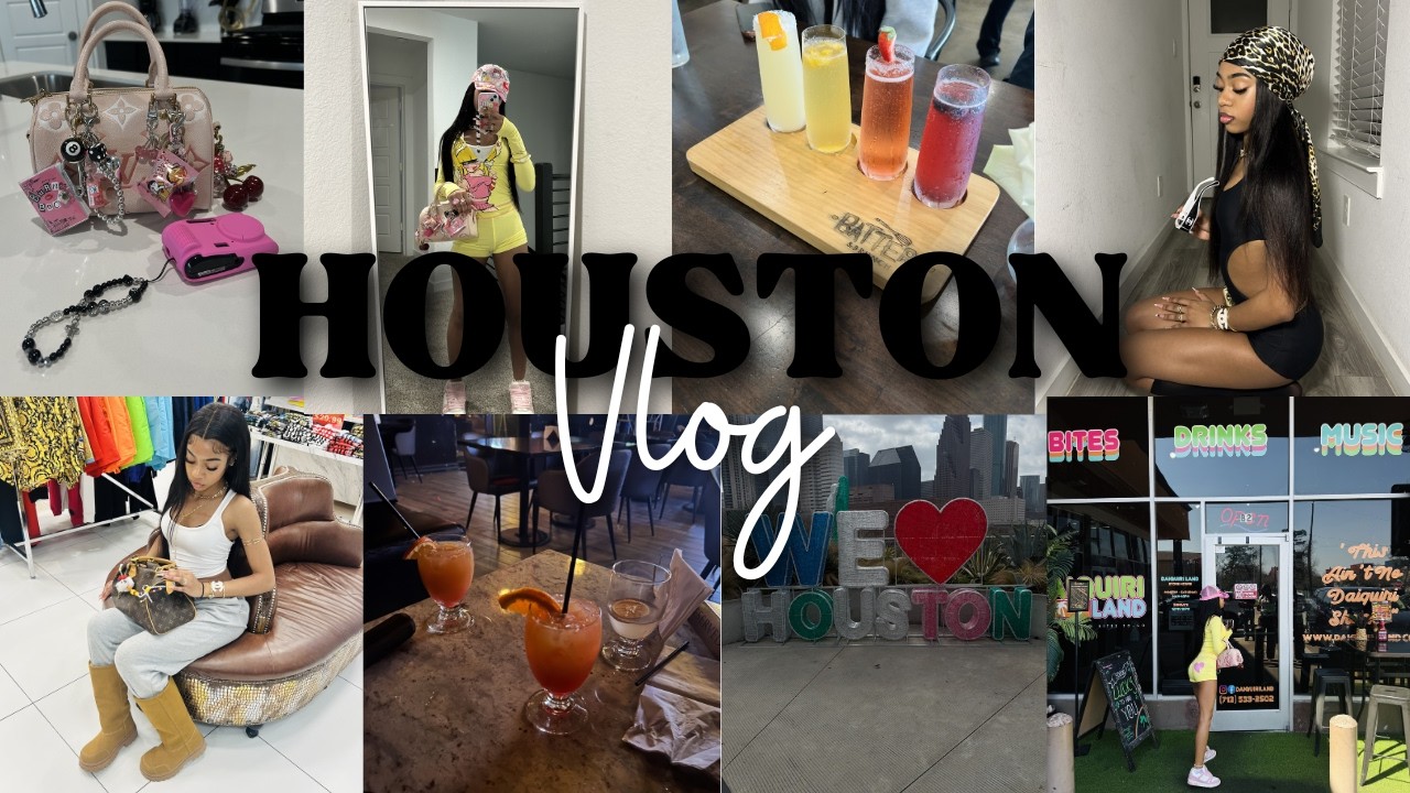 HOUSTON VLOG: Clubs, New restaurants, Amusement park, Animals, & more! We met a Bad Boy from NTTV!?