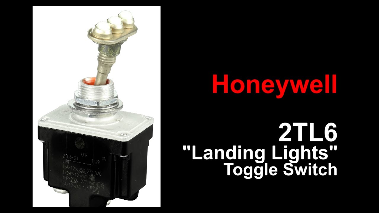 Honeywell 2TL6 Landing Lights Toggle Switch