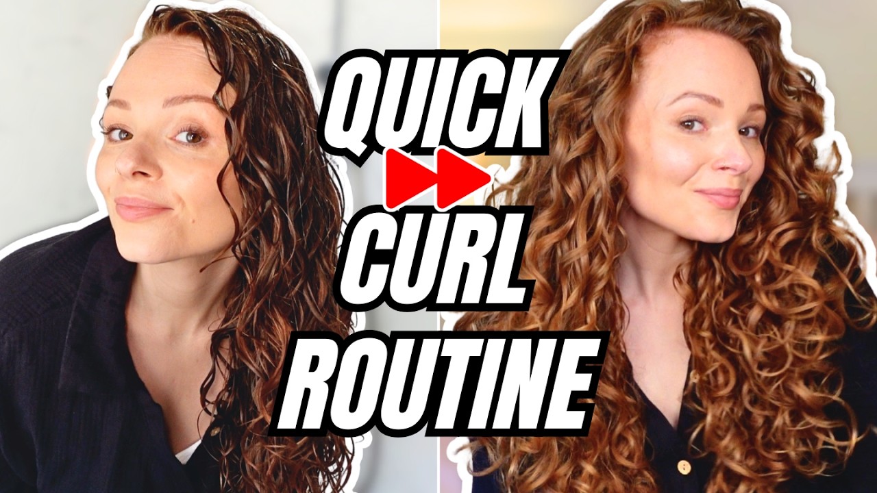 You need a quick curly hair routine that actually works | get curls *that last* in 30 mins or less