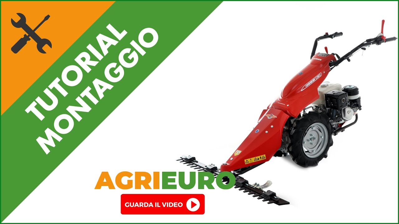 Motofalciatrice multifunzione Barbieri C/80 e C/70: montaggio