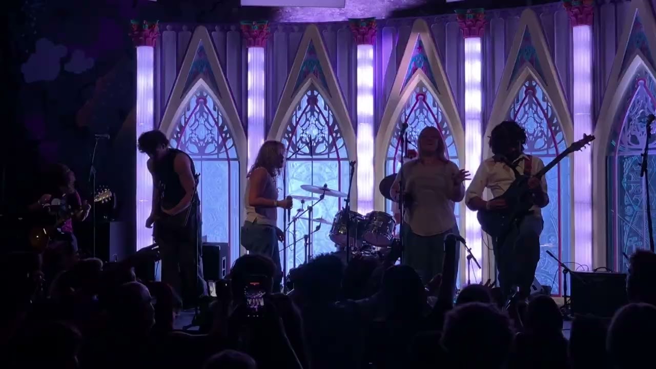 "Sweet child o' mine" buy guns n' roses cover at meow Wolf. School of Rockhouse band 2025