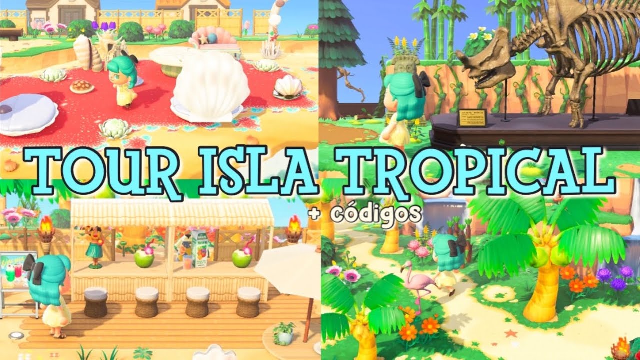 TOUR COMPLETO por mi isla Sierraluz 🏝️ Tropical / jungla ✨ Hard mode