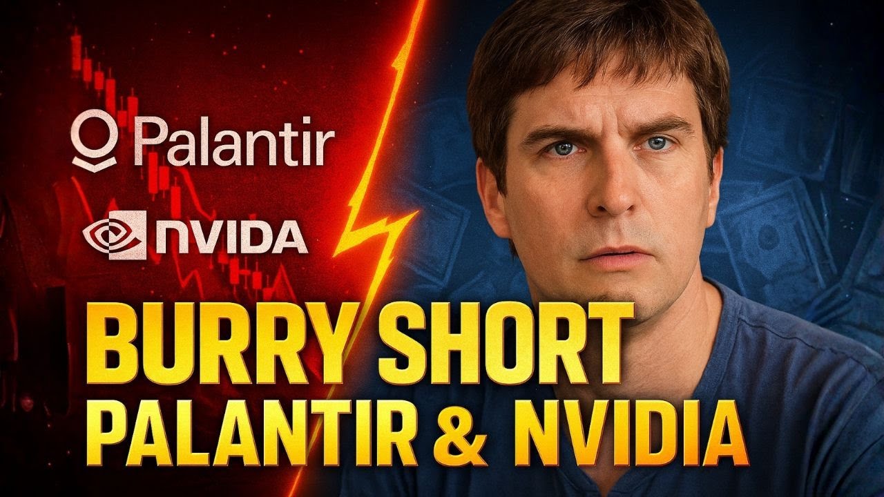 Michael Burry parie 1 milliard $ contre Palantir et Nvidia : la fin de la bulle tech ?