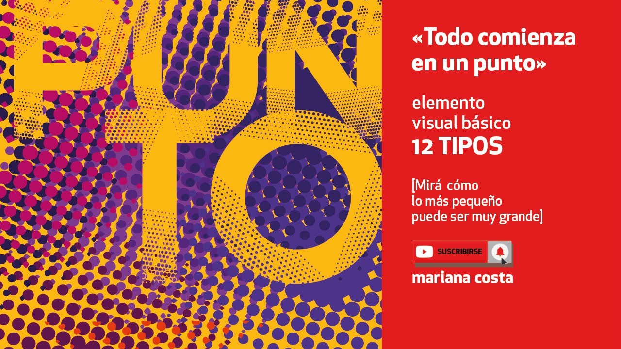 Fundamentos del Diseño. ¡EL PUNTO es increíble!: elemento visual básico. 12 tipos y ejemplos 🍉