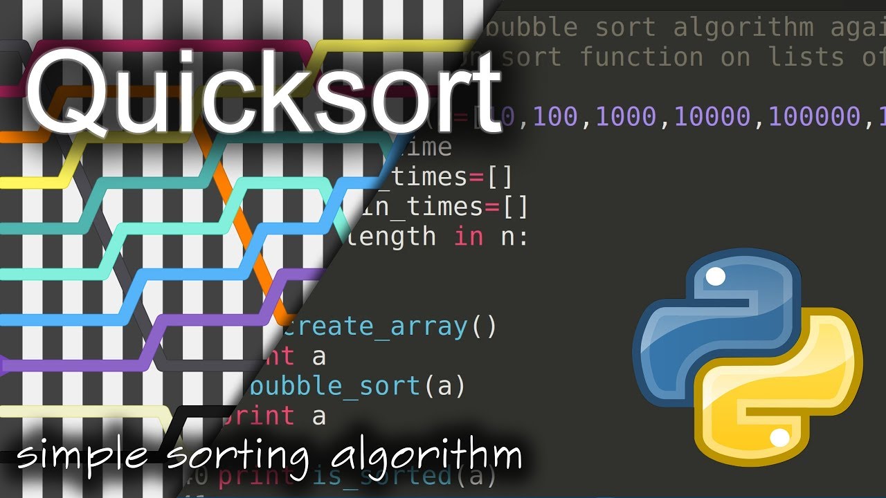 Quicksort: Background & Python Code