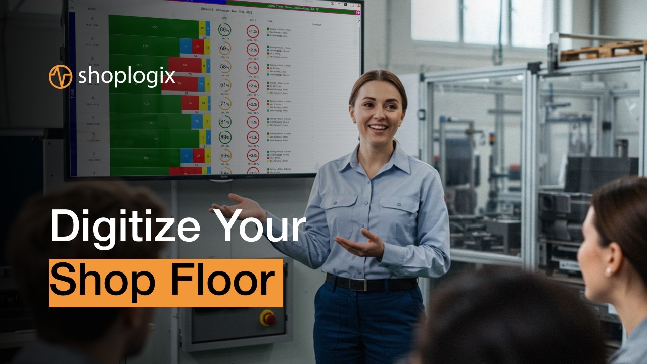 How to Digitize Your Shop Floor: Real-Time Production Monitoring