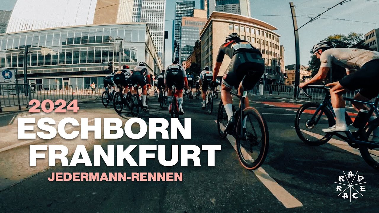 ESCHBORN FRANKFURT 2024 // DURCH FRANKFURT MIT 9000 MENSCHEN //CANYON RAD PACK // VLOG