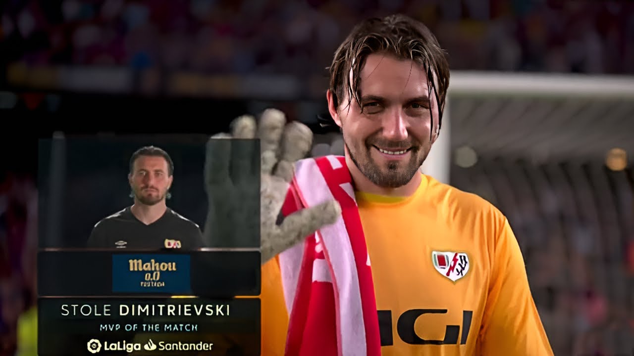 Stole Dimitrievski MOTM performances against FC Barcelona