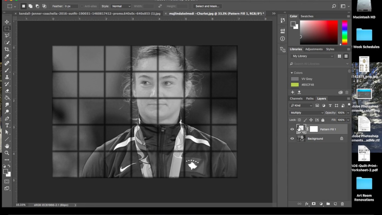 How to Add a Printable Grid to a Photo Using Photoshop