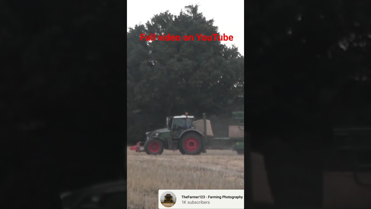 Farming in Essex: Stacking straw with Fendt 714 & Heath Superchaser [25]. Full video 👆🏿