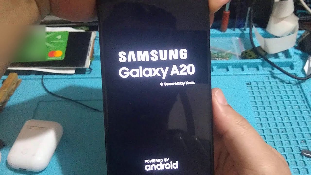 Remover conta Google Samsung A20, sem chip, sem fone e sem instalar programa - Android 9, B3.