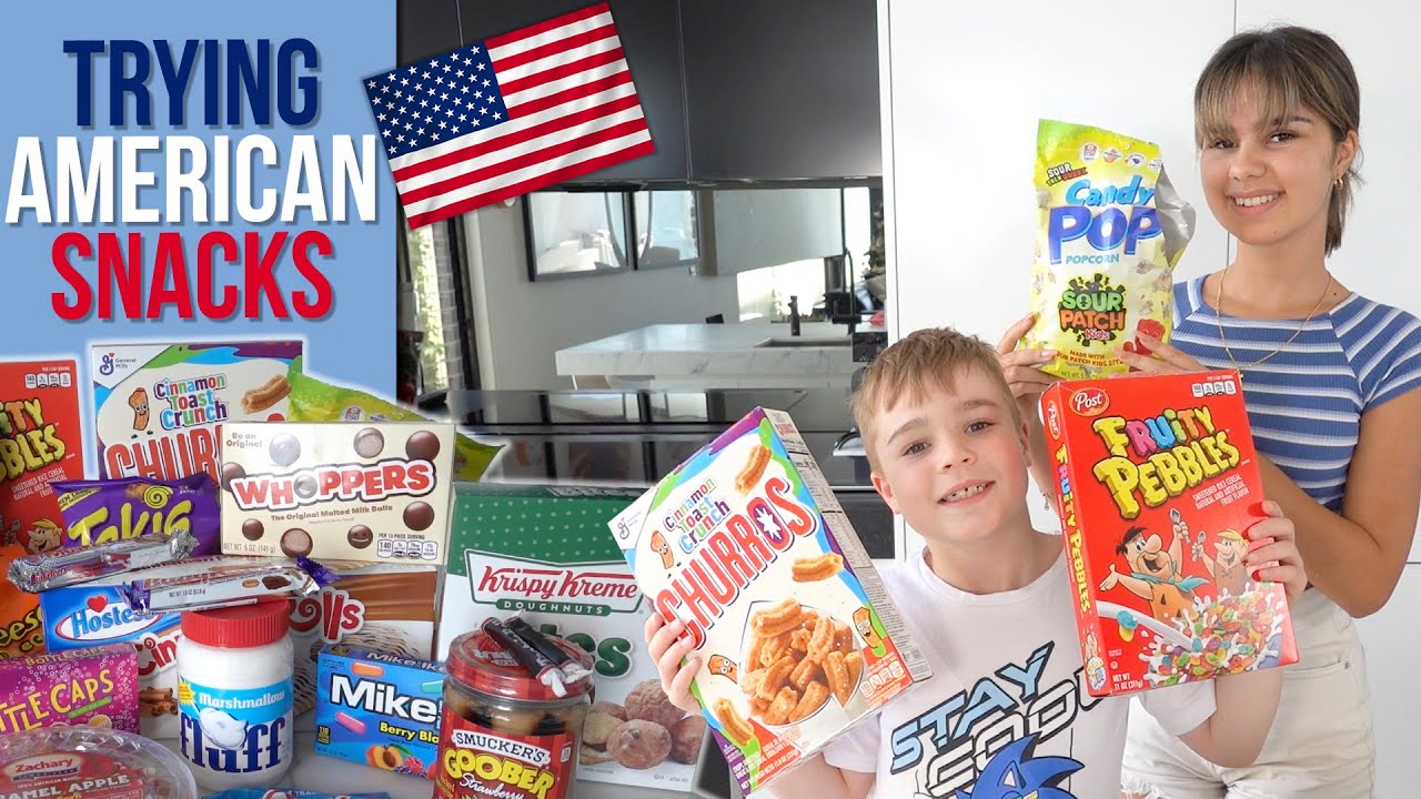 Trying American Snacks | Grace's Room