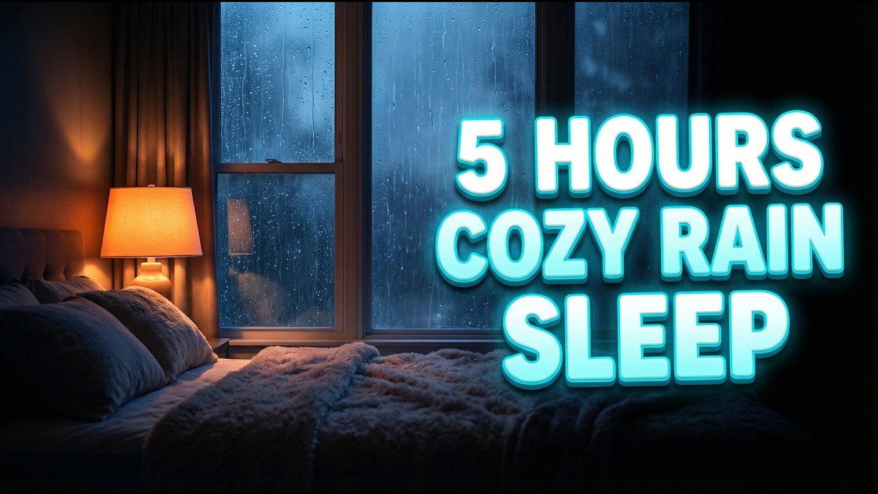 5 HOURS Cozy Rain Sleep Music | Relaxing therapy for Deep Sleep, Insomnia & Stress Relief