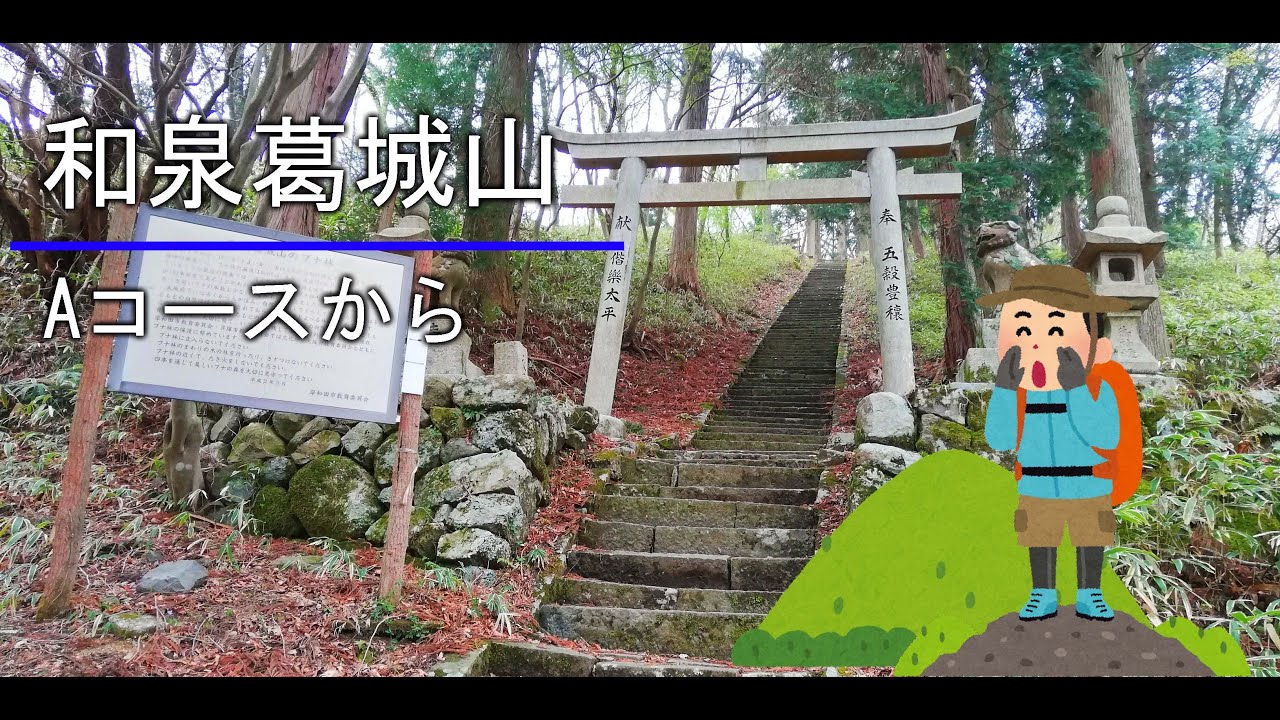 [のろのろ登山]022　和泉葛城山にAコースから登ってみませんか？  Mt.Izumikatsuragisan 2022/4/14