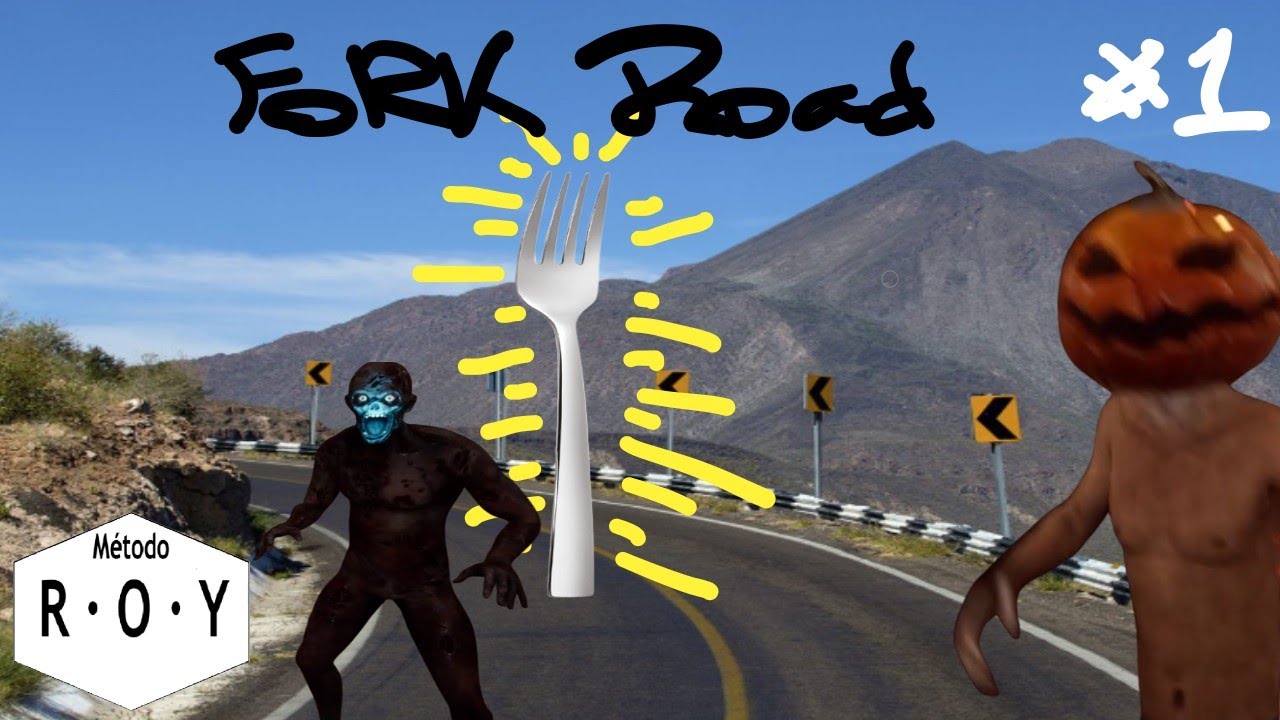 Fork Road #1 [Normal ending]//Juego de ¿terrror? ¿puzzleo? ¿trolleo? = Muchos sustos y muchas risas!