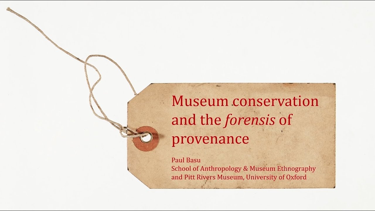 Museum Conservation and the Forensis of Provenance