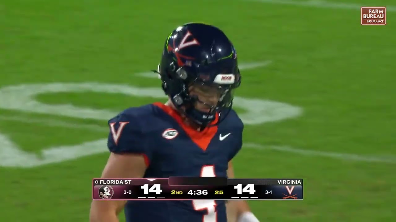 FOOTBALL - Virginia vs. Florida State Highlights