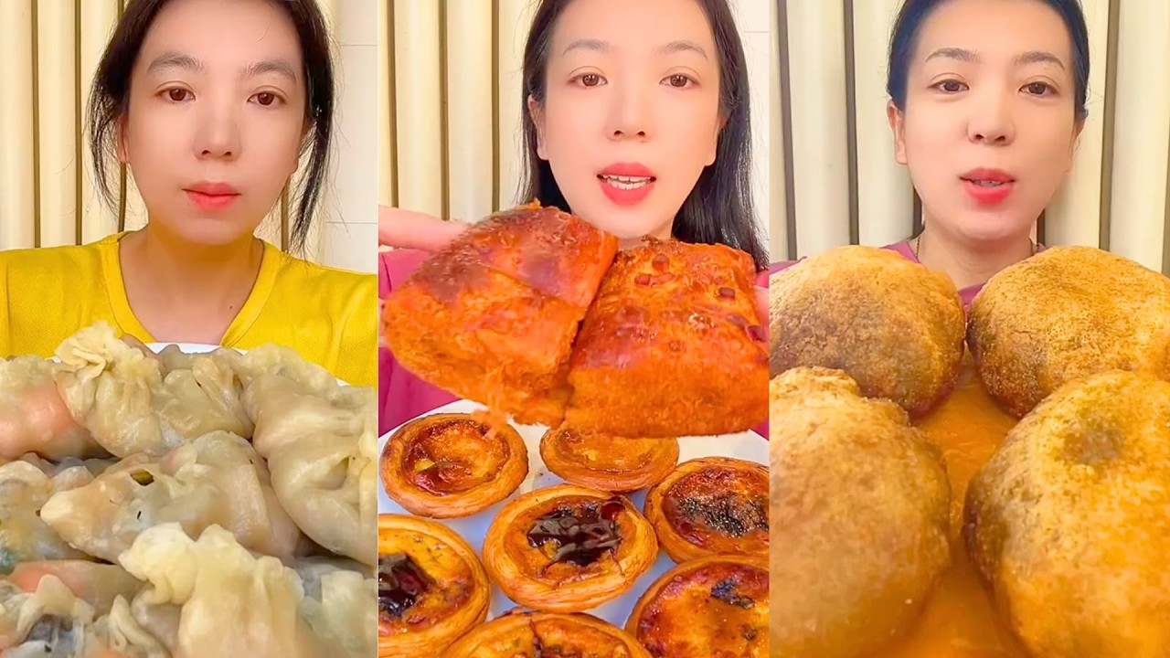 Traditional Chinese Homemade Food Eating Show | Buns Noodles & Desserts Mukbang #73