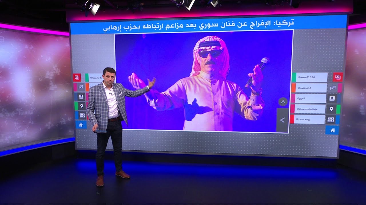 قوات الأمن التركية تفرج عن المطرب الشعبي السوري عمر سليمان