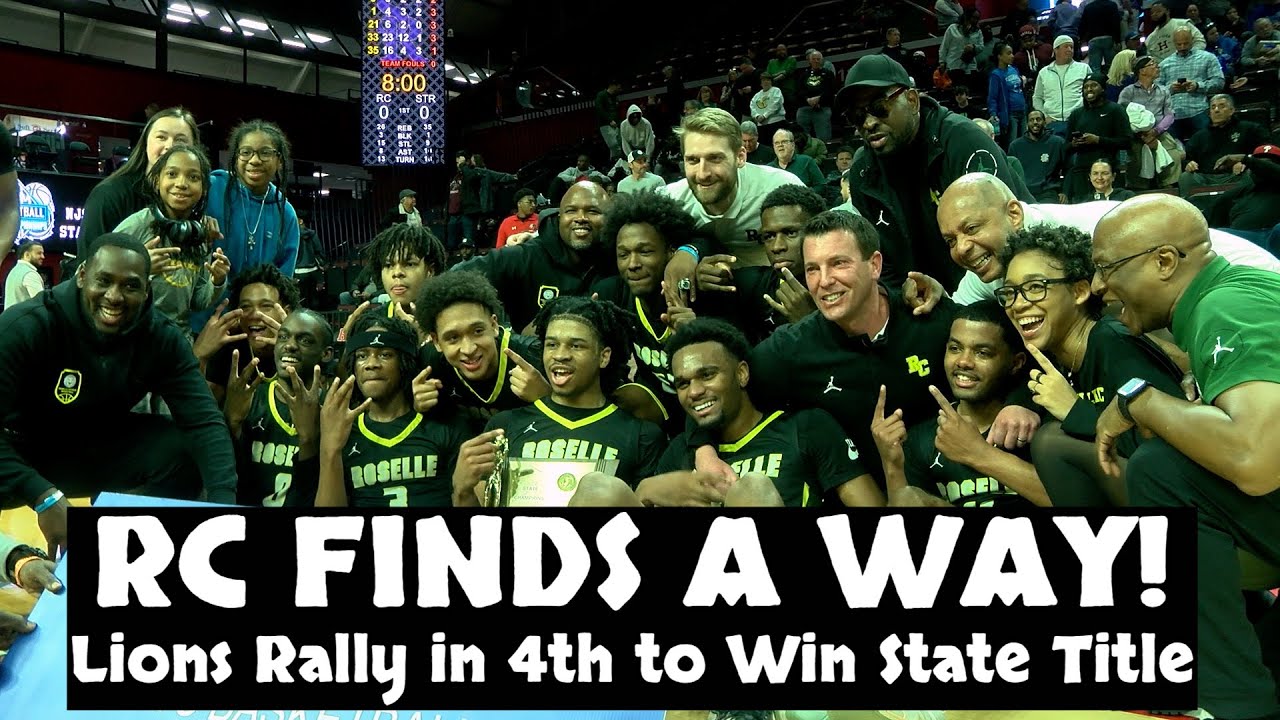 Roselle Catholic 55 Saint Rose 51 | Non-Public B State Championship | Trevon Lewis 21 points!