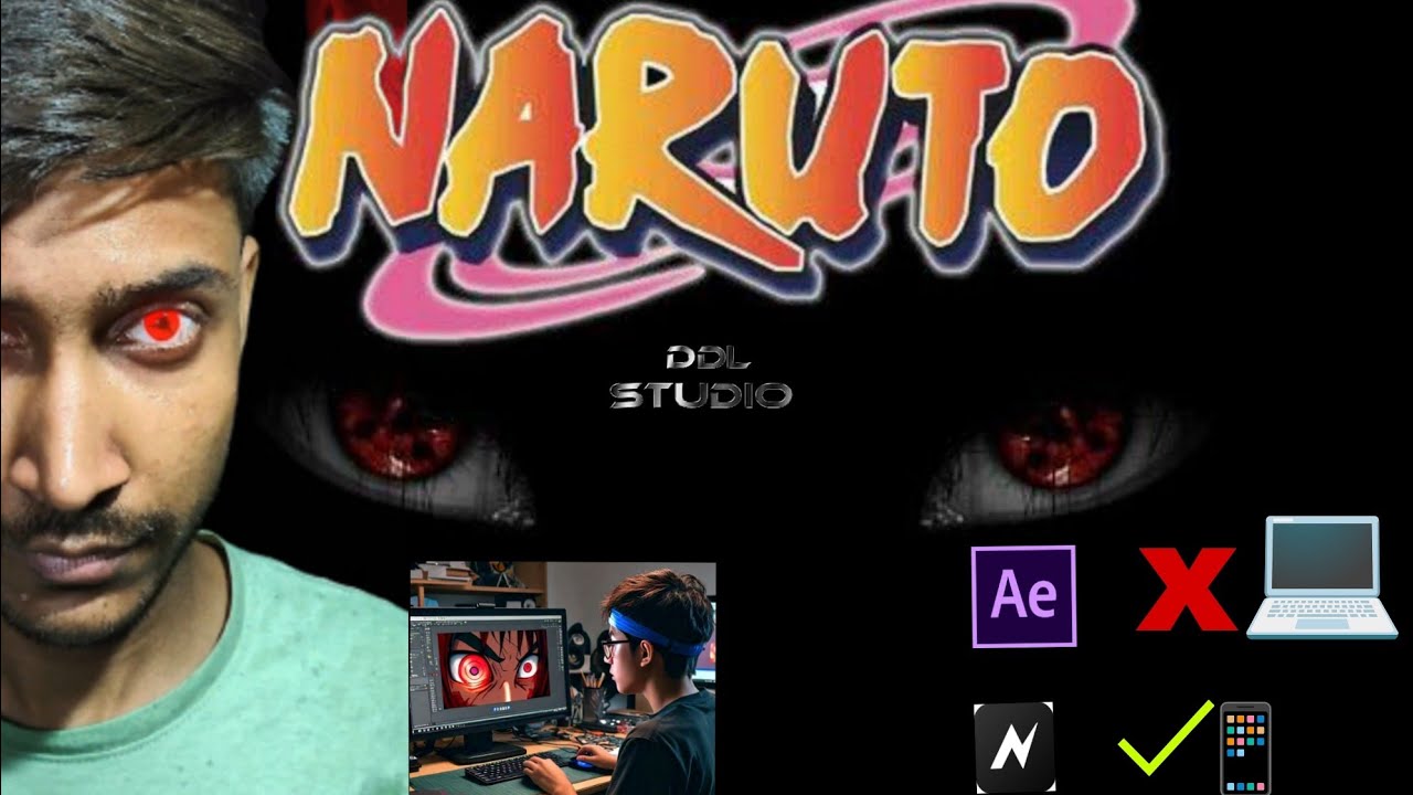 tutorial/sharingan/ VFX / red eye/glowing eye effect/node video/ddl studio Naruto/