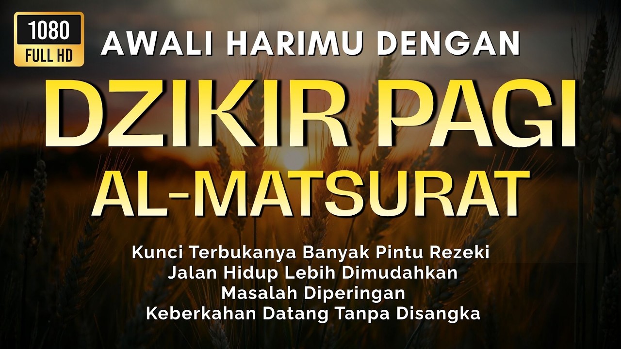 DZIKIR PAGI SESUAI SUNNAH RASUL - ZIKIR PEMBUKA PINTU REZEKI