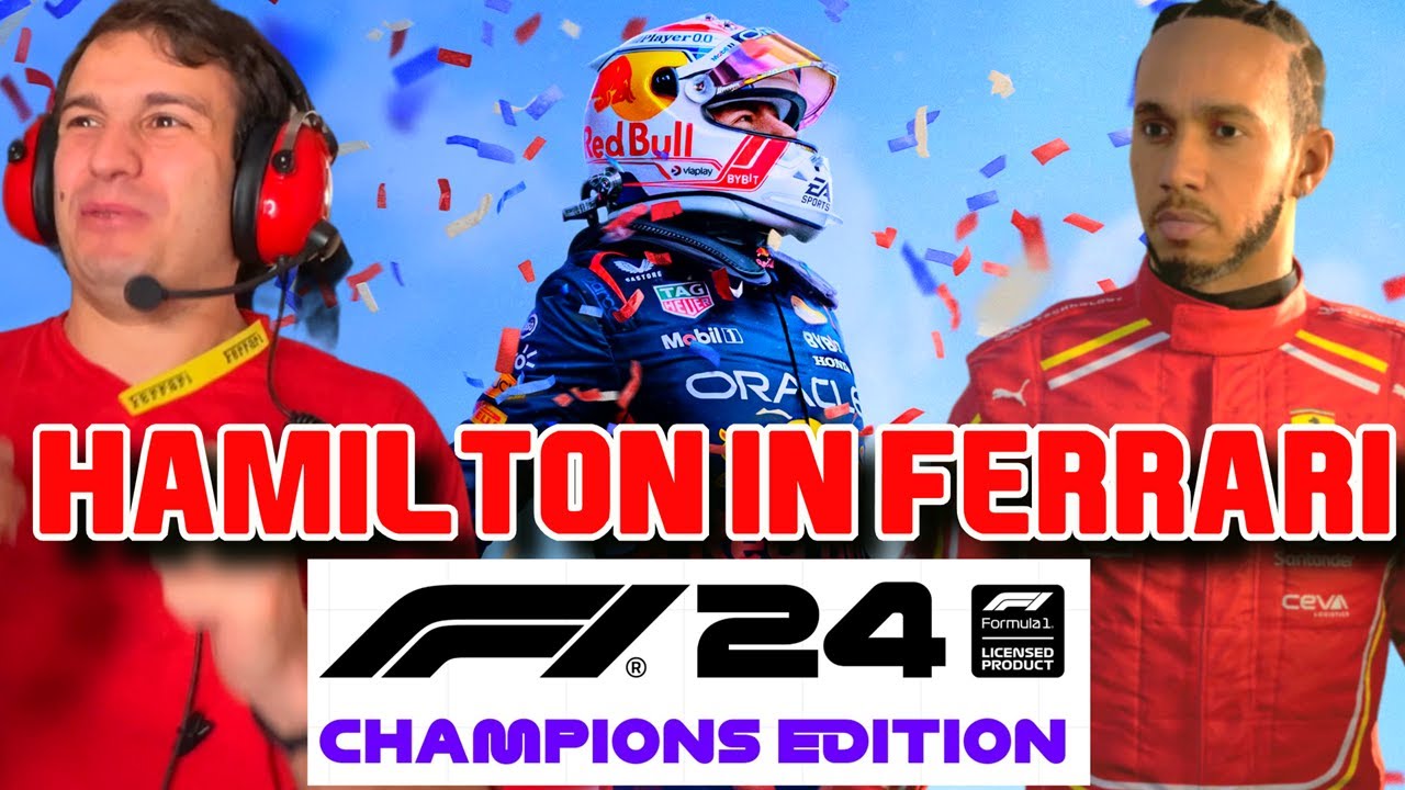 F1 24 CON HAMILTON IN FERRARI ! - CARRIERA PILOTA - Alessandro Vanoni