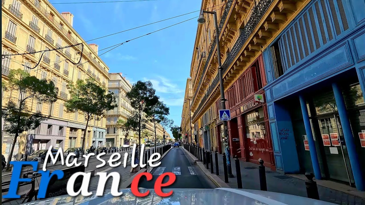 Marseille France 🇫🇷 4K Drive