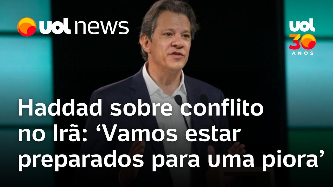 Haddad diz que governo Lula monitora conflito no Irã: 'Vamos estar preparados para uma piora'