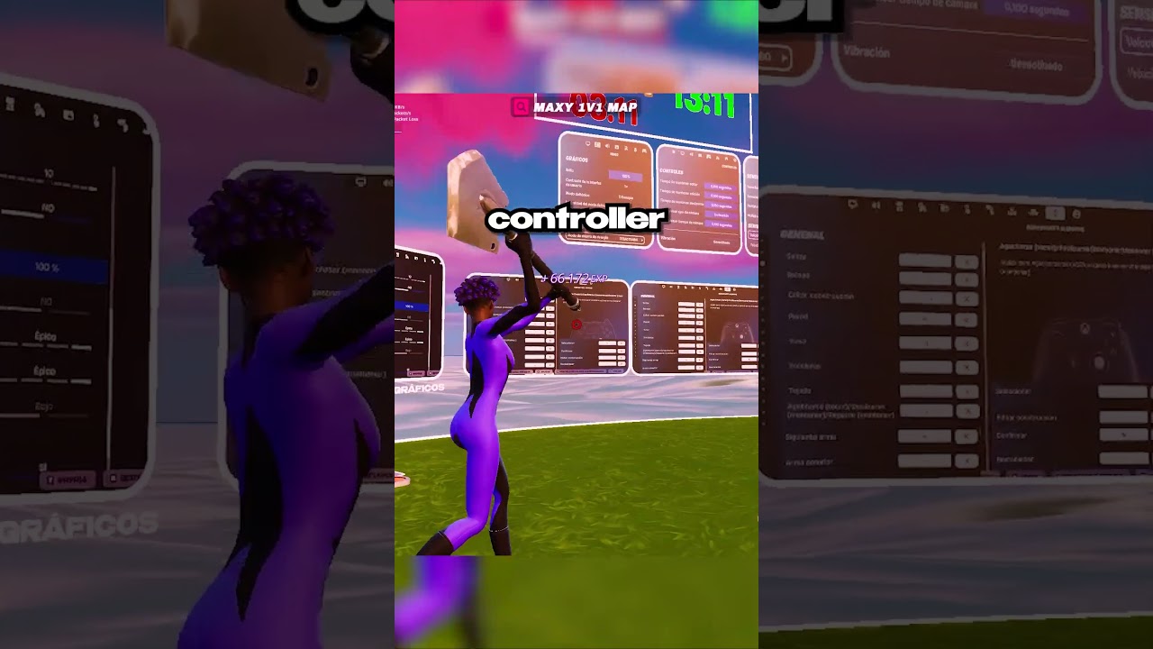 BEST 1v1 map for PRATICE and IMPROVE YOUR AIM (Keyboard, controller and switch) 🎯 #fortnite