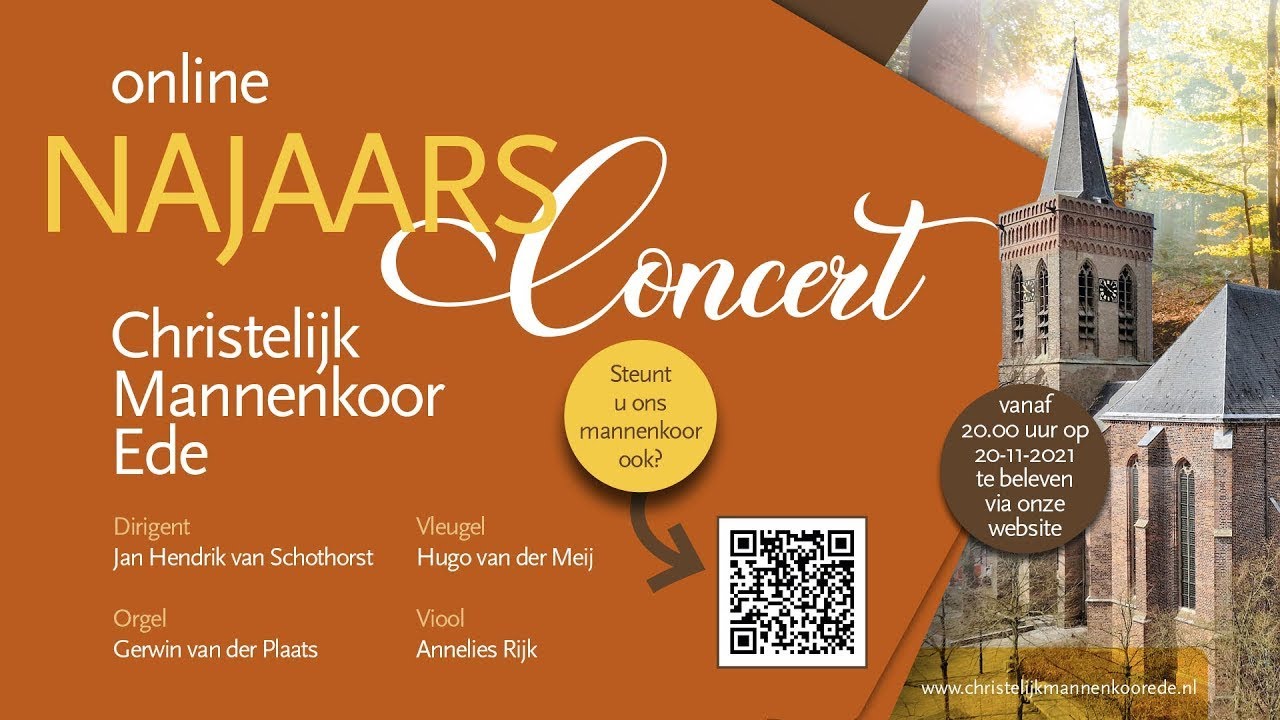 Najaarsconcert (2021) Chr. Mannenkoor Ede