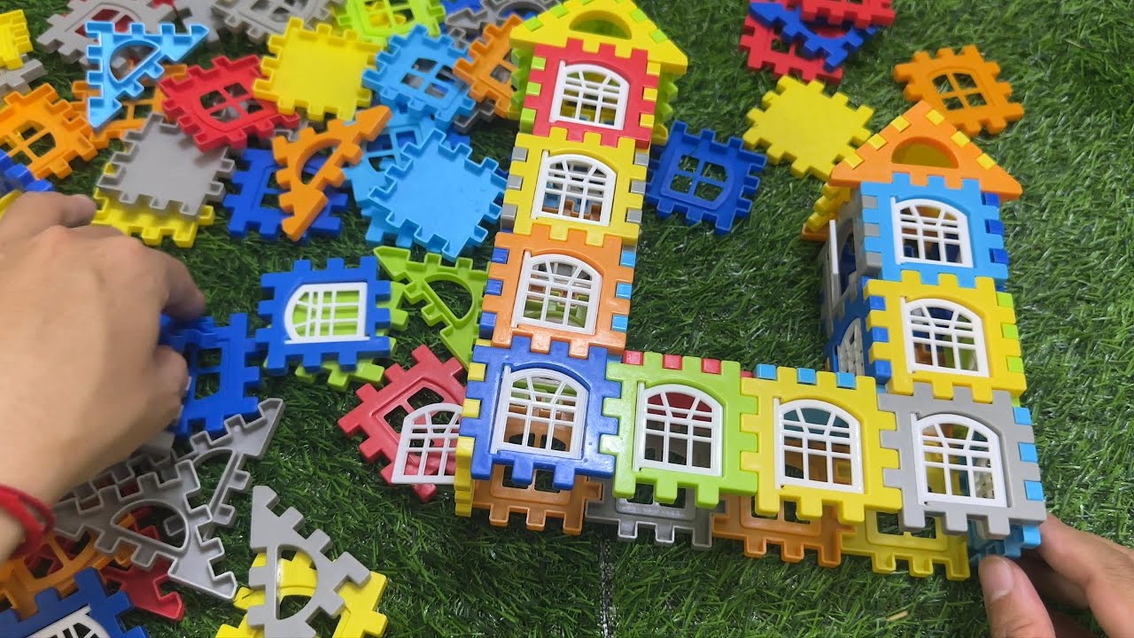 🏠 Building a Tiny Toy House with Blocks | Calm & Satisfying Playtime